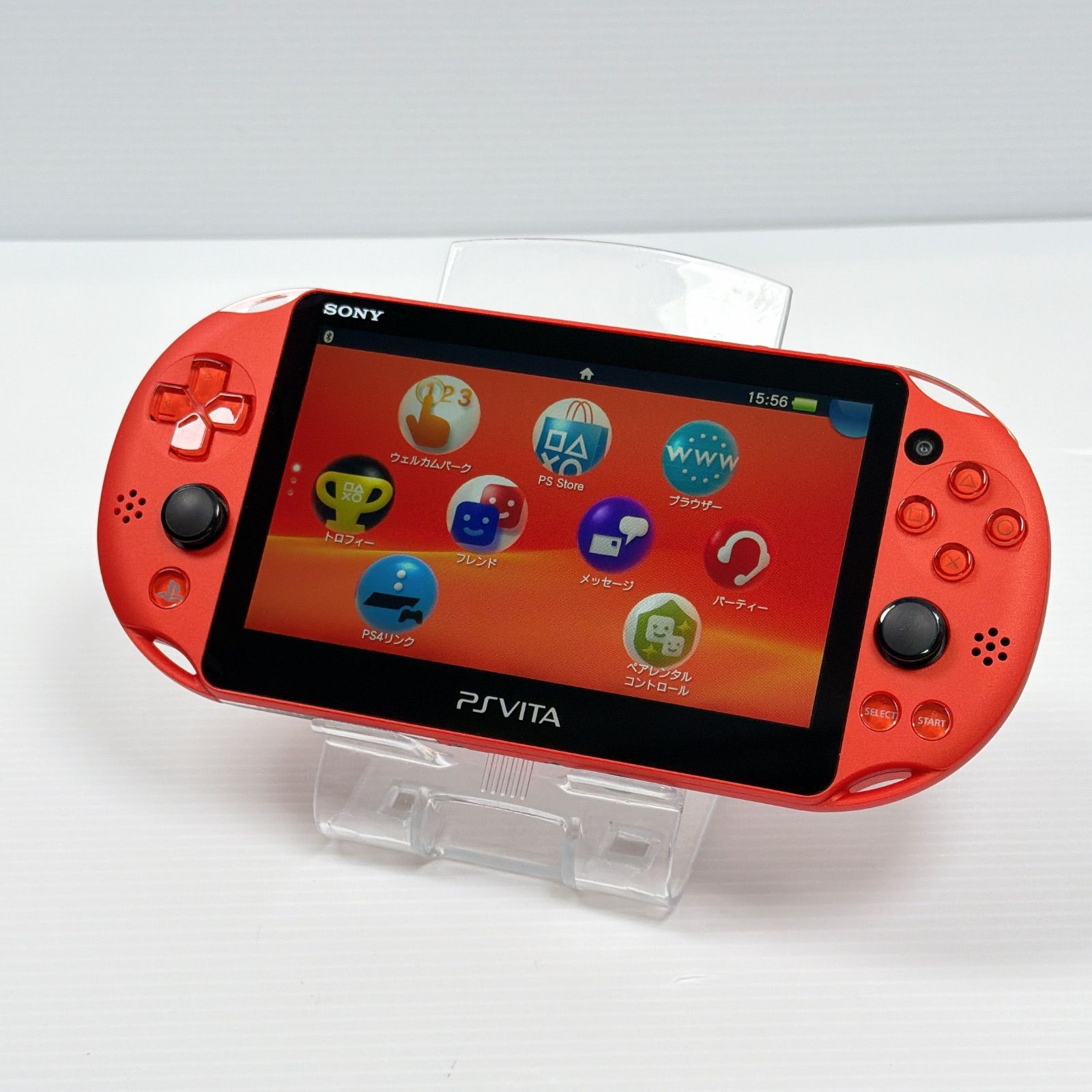 動作OK✨【訳あり】SONY PSVita PCH-2000 メタリック・レッド PlayStation Vita Wi-Fiモデル PCH-2000ZA26 メタリック・レッド【買取