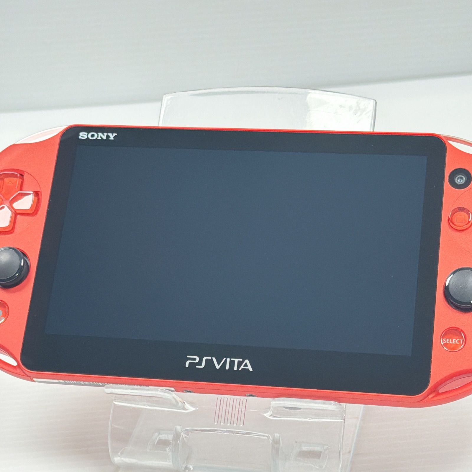 動作OK✨【訳あり】SONY PSVita PCH-2000 メタリック・レッド □【極美品】PSVITA ビータ PCH-2000/PCH2000 メタリックレッド