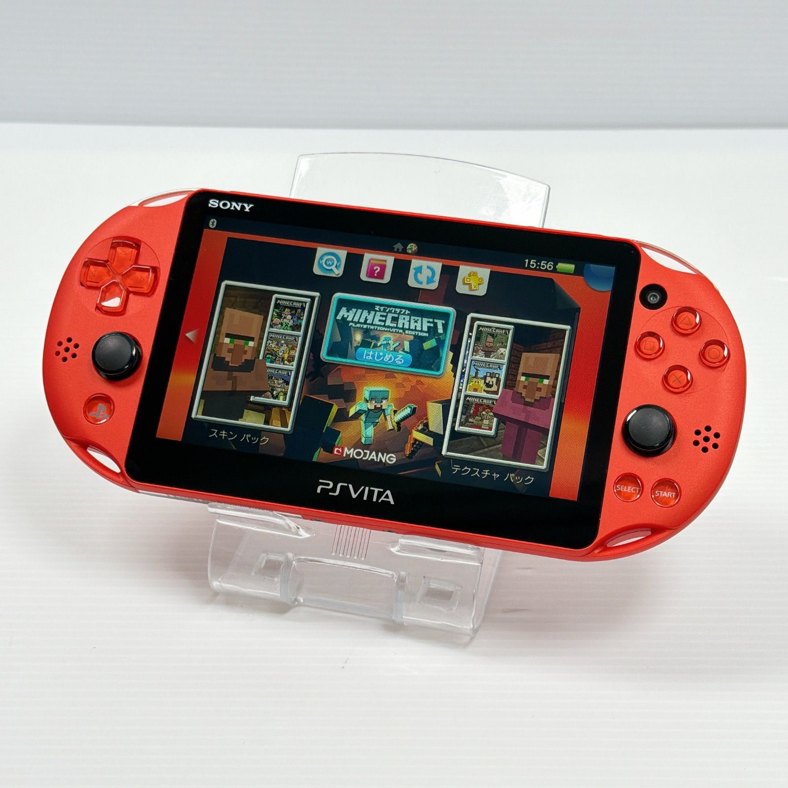 PSVITA PCH 2000 メタリックレッド 純正8GBメモリーカード付き