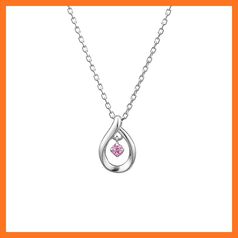4℃ ヨンドシー 誕生石 シルバー ネックレス ジュエリーケース付き しずく トルマリン 華やか 記念日 プレゼント レディース 11173 412 1802 00