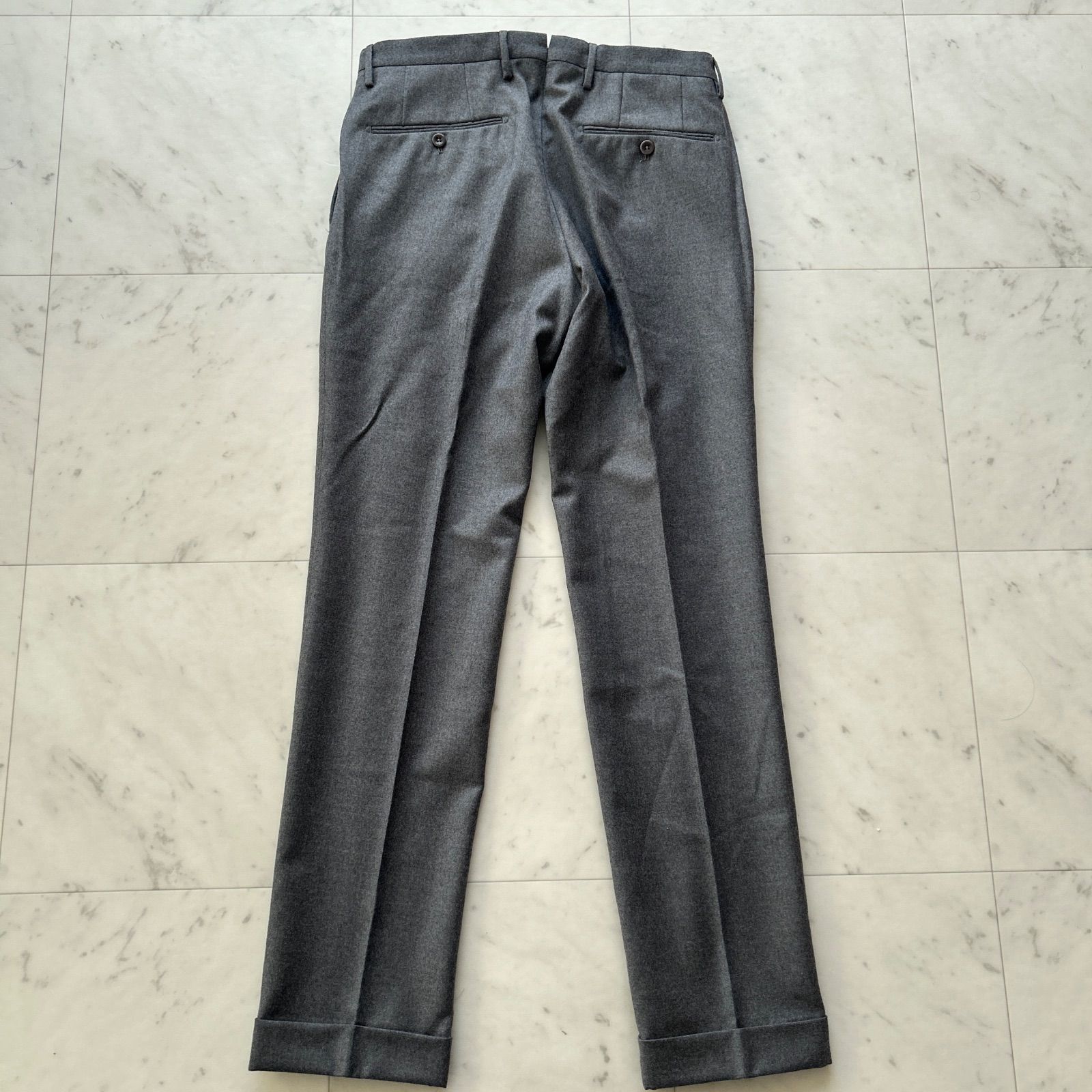 美品 INCOTEX インコテックス SUPER 100's 春夏秋向け ウール 薄手