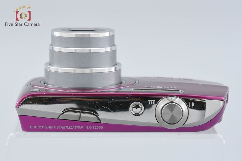 カシオ　CASIO EXILIM EX-Z2300 パープル CASIO EXILIM EX-z2300 デジタルカメラ パープル - メルカリ