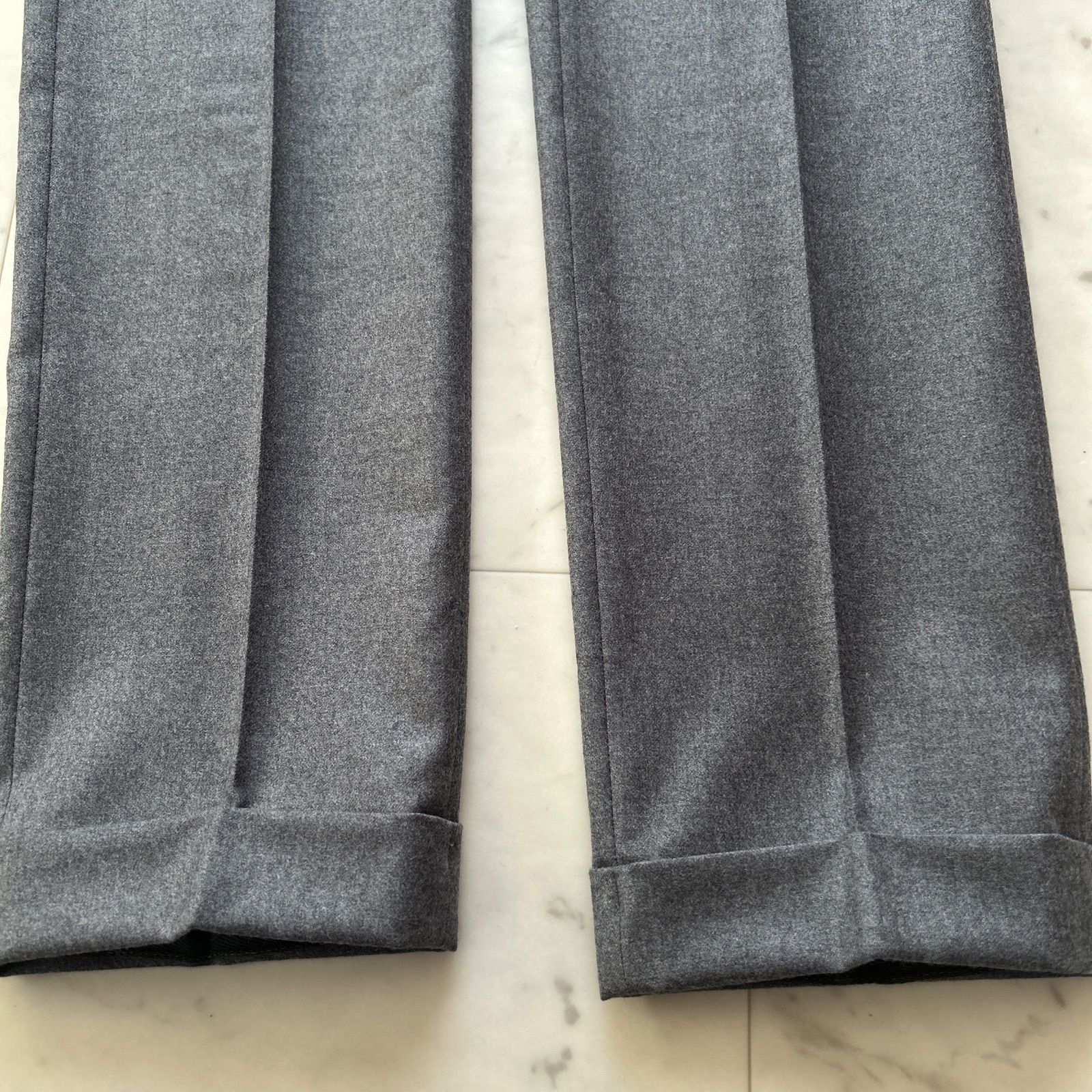 美品 INCOTEX インコテックス SUPER 100's 春夏秋向け ウール 薄手