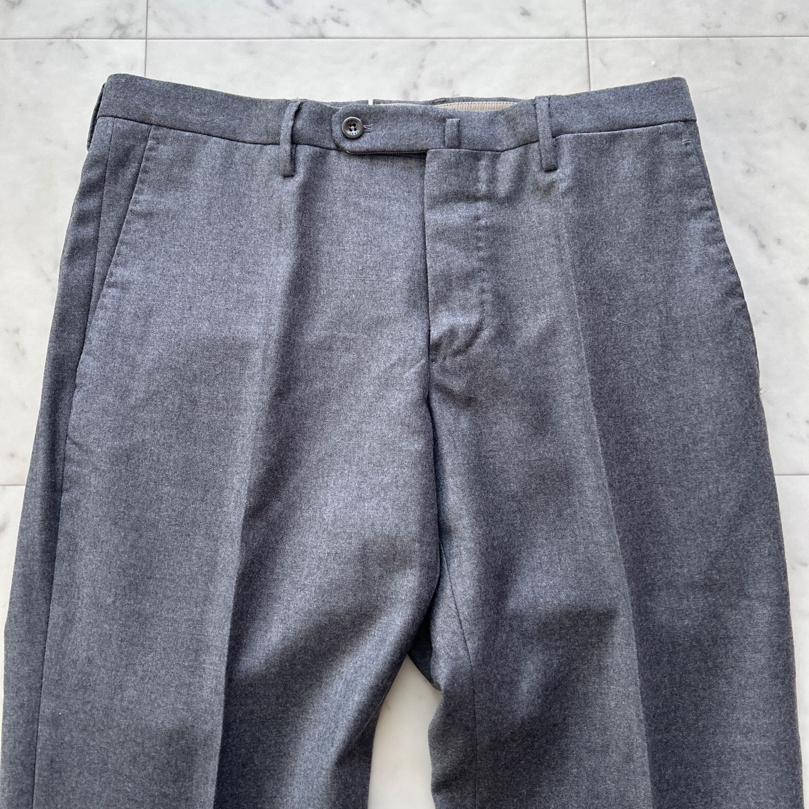 美品 INCOTEX インコテックス SUPER 100's 春夏秋向け ウール 薄手