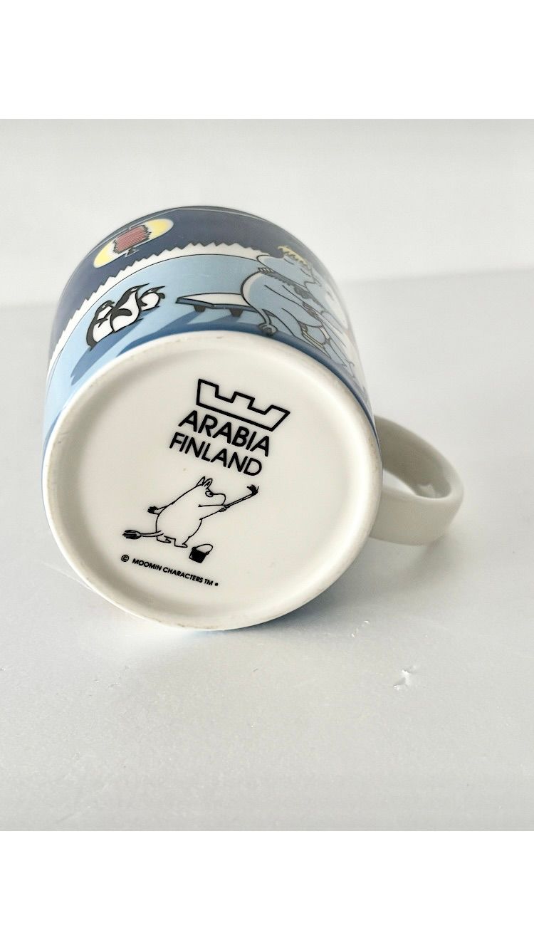  ARABIA 2008年 Moominマグ Winter Bonfire マグカップ コーヒー ティーカップ