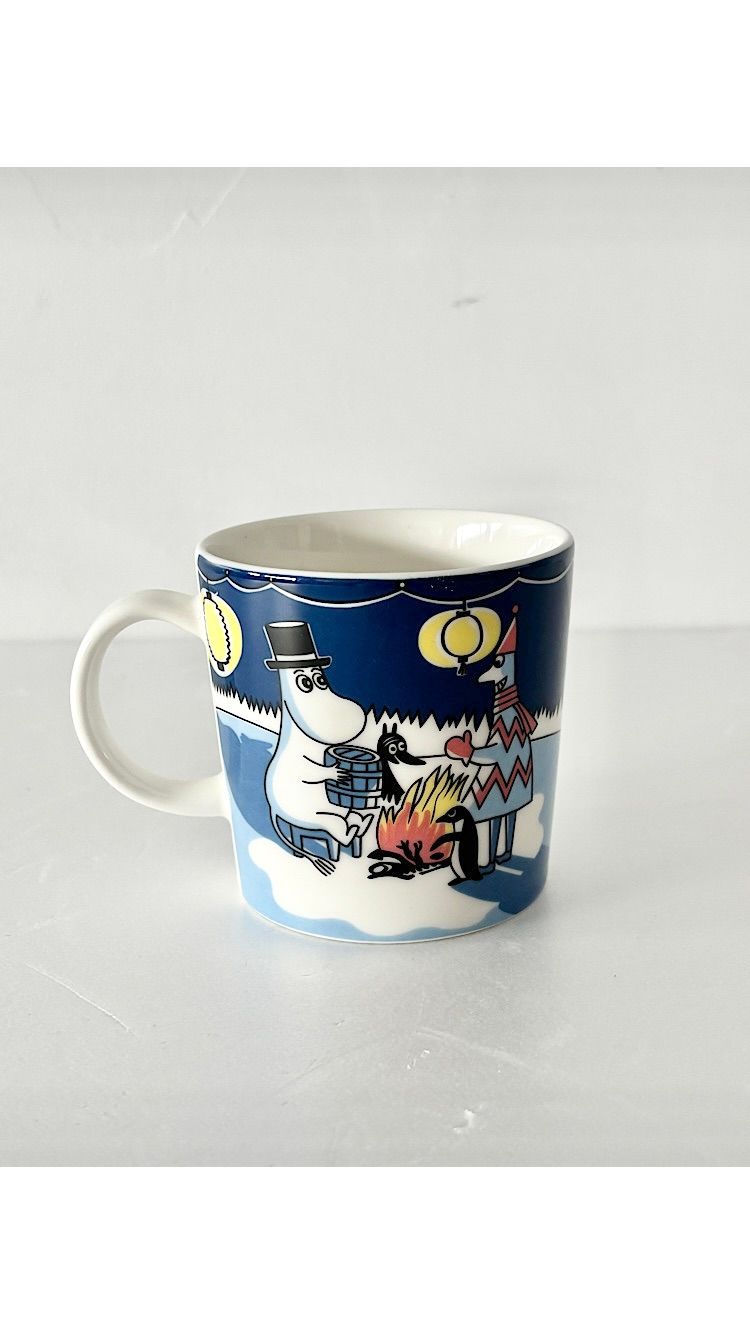 ARABIA 2008年 Moominマグ Winter Bonfire