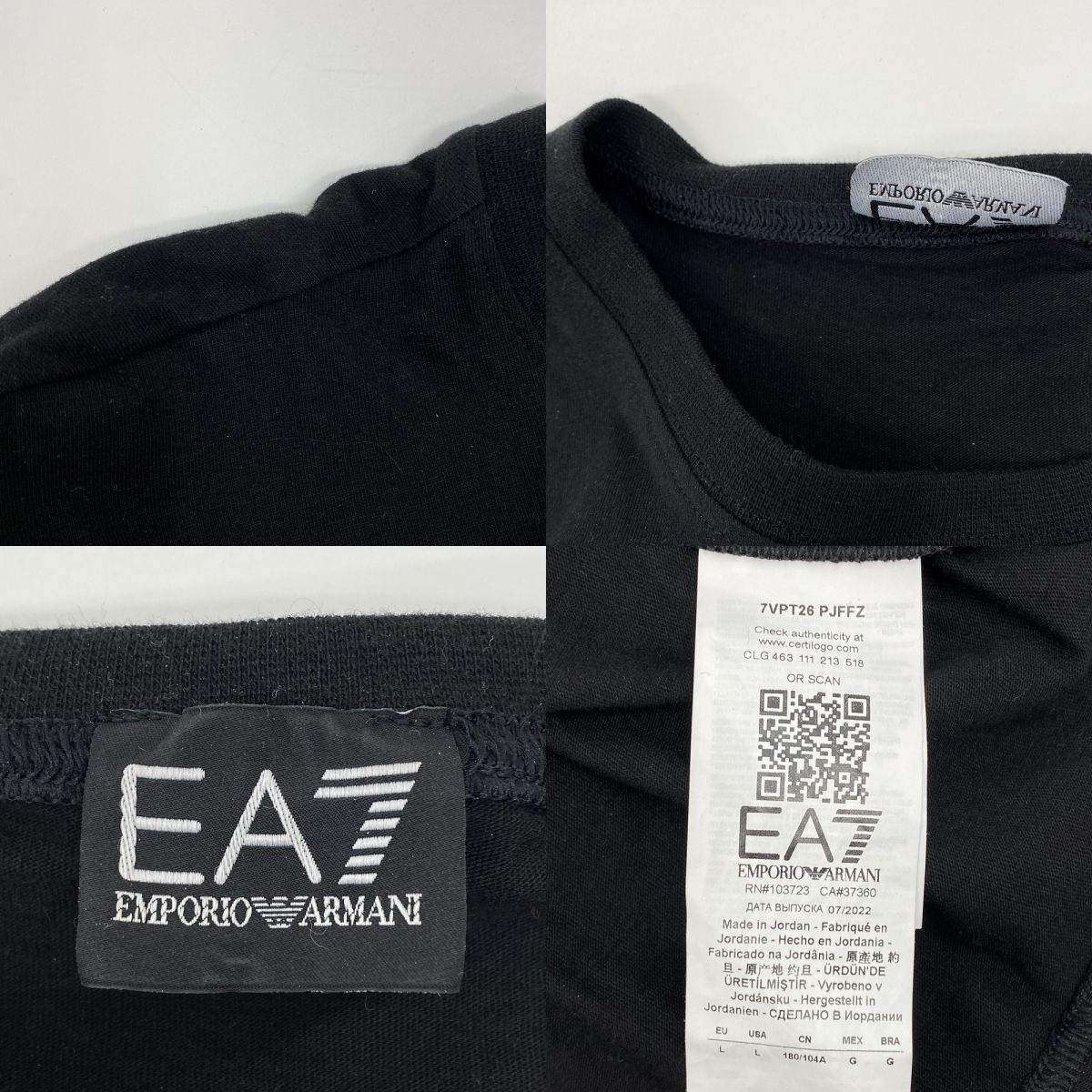 EMPORIO ARMANI エンポリオアルマーニ EA7 ロンT 長袖Tシャツ 7VPT26