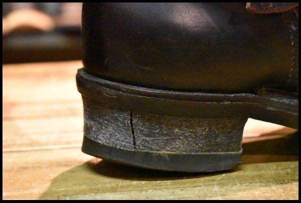  8 60 s～70 S BIGMAC ビッグマック ビンテージエンジニア ブラック 黒 茶芯 ブーツ レッドウィング FL 424 エンジニアブーツ ブーツ 革靴