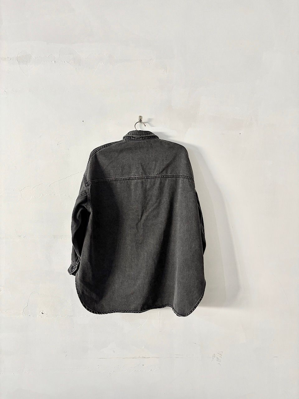 BABYLONE バビロン ブラック デニムビッグシャツ