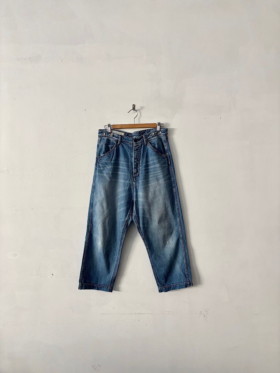 GRANDMA MAMA ヴィンテージウォッシュデニム サルエルパンツ サイズ2