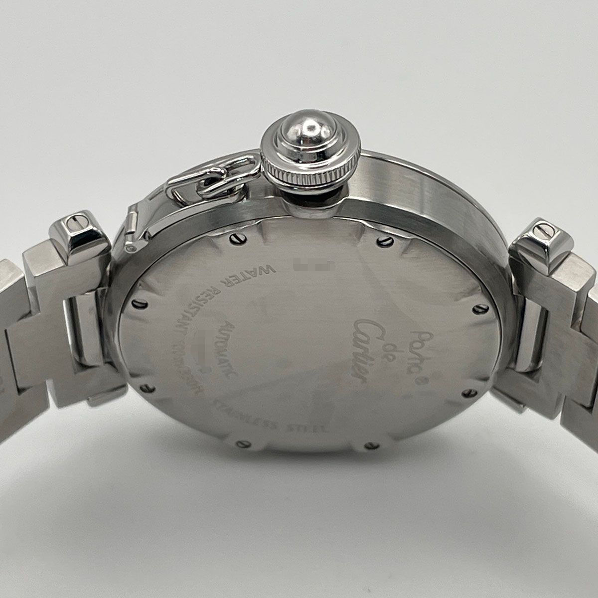 CARTIER カルティエ パシャC ビッグデイト 自動巻き 35mm ピンク