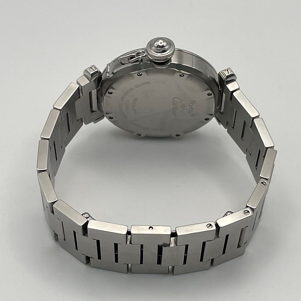 CARTIER カルティエ パシャC ビッグデイト 自動巻き 35mm ピンク