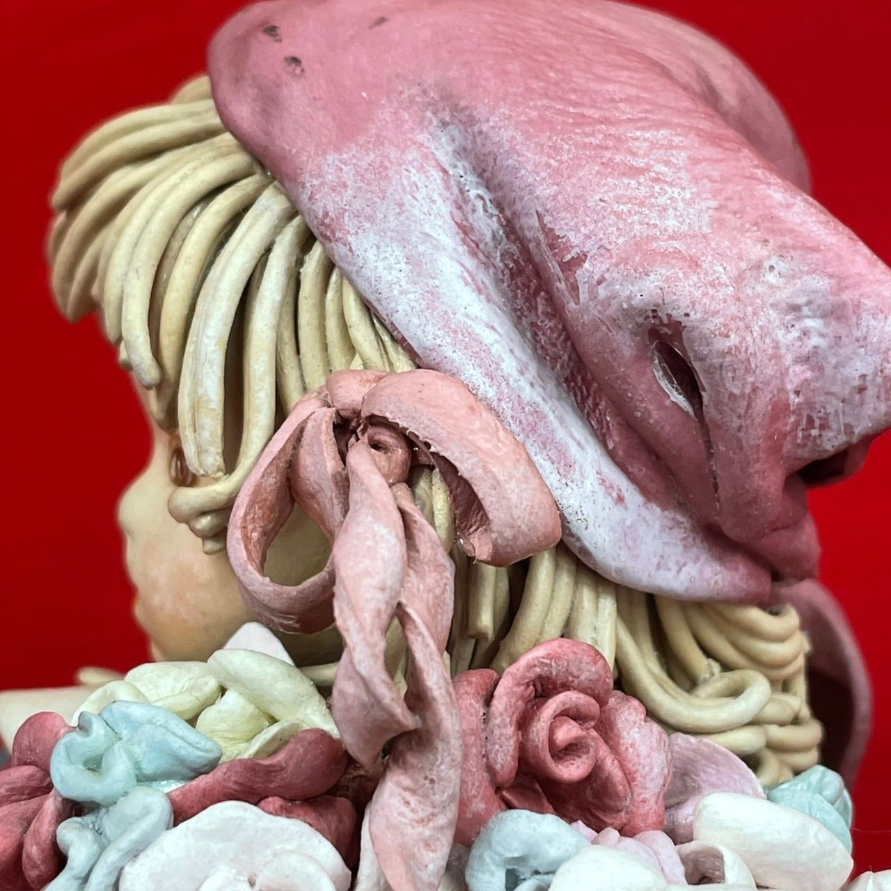  素焼き人形 吉田洋子 置物 N 21 食卓小物 置物 インテリア小物