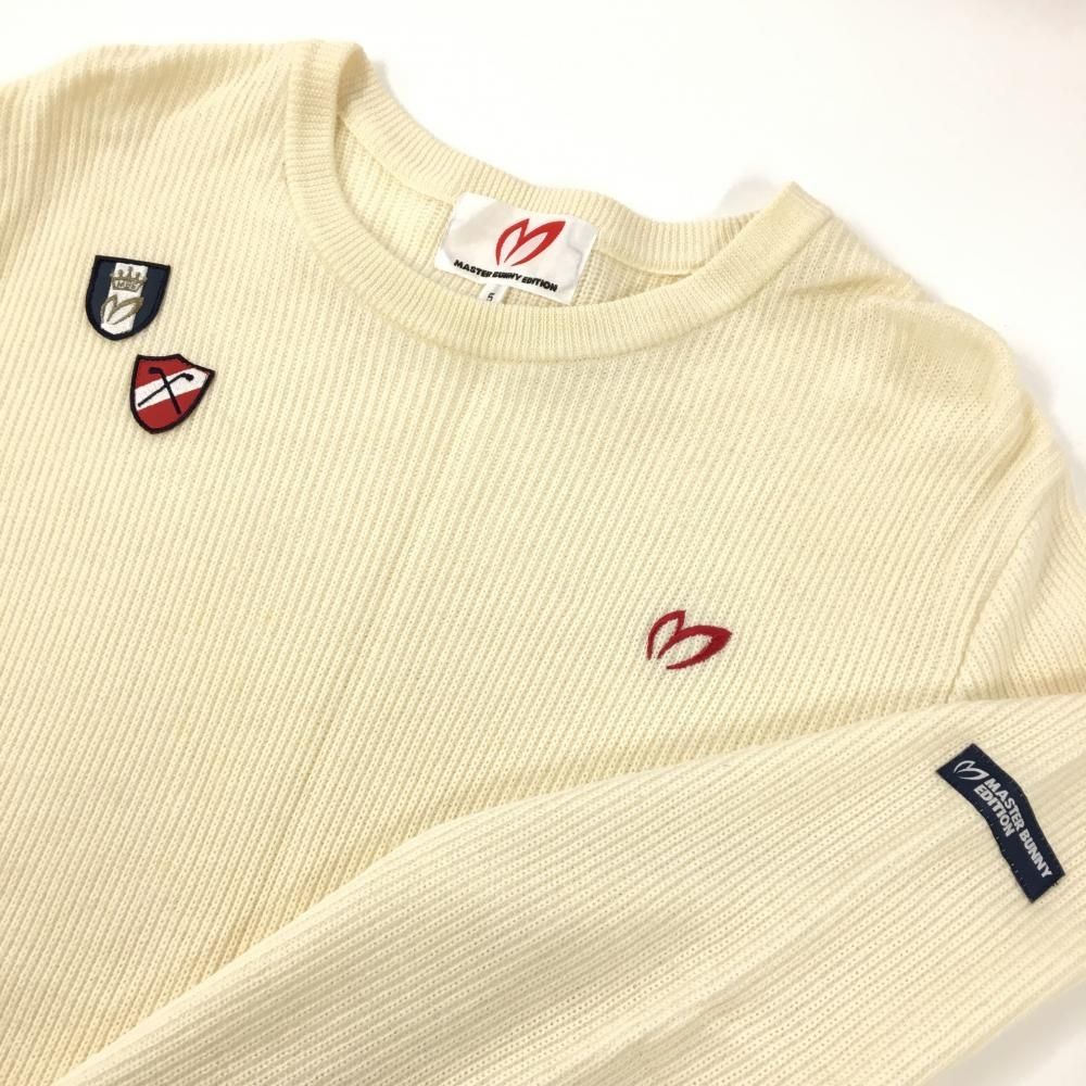 美品】マスターバニー セーター アイボリー ニット ウール100％ メンズ