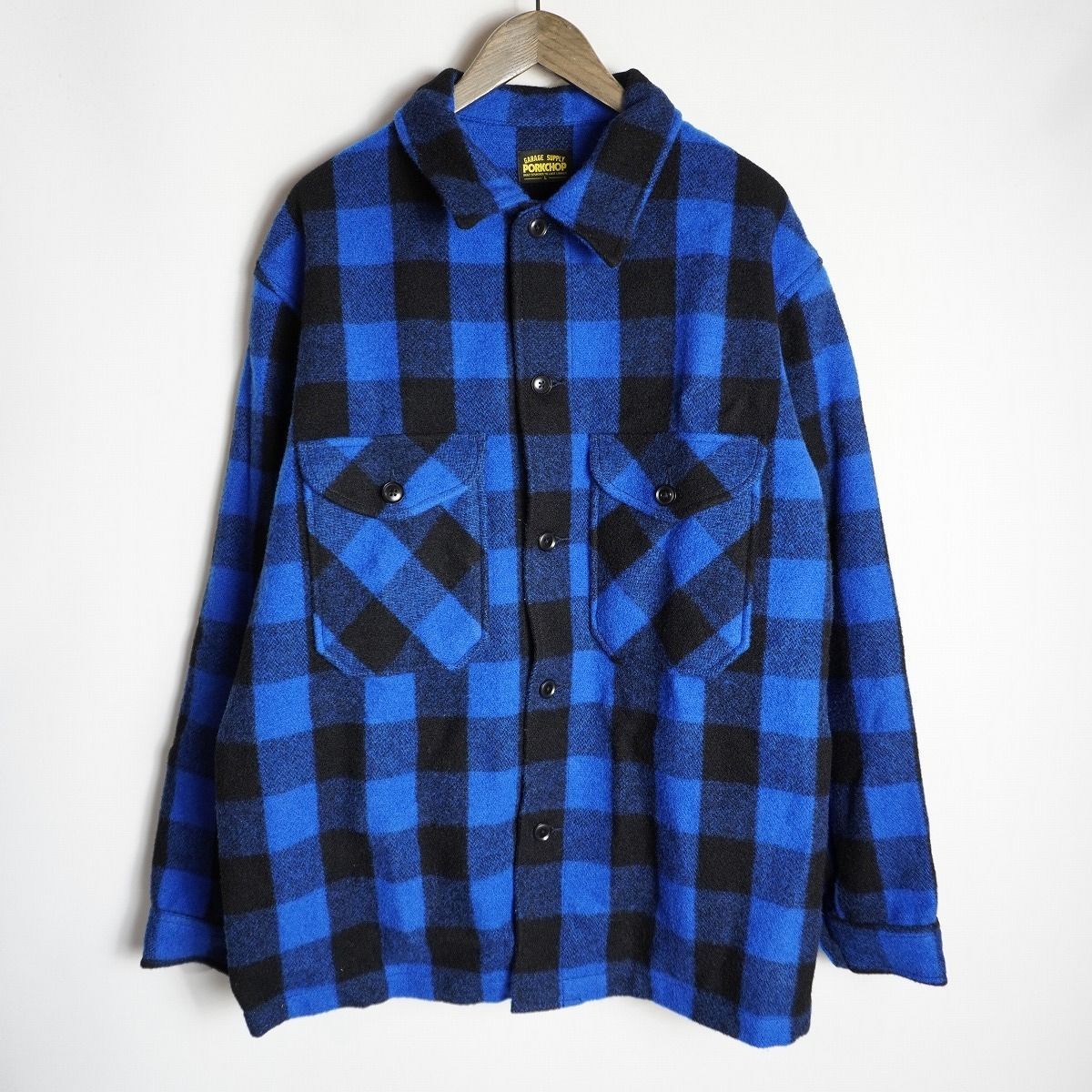 美品 24AW MASSES マシス × PORK CHOP ポークチョップ WOOL JACKET