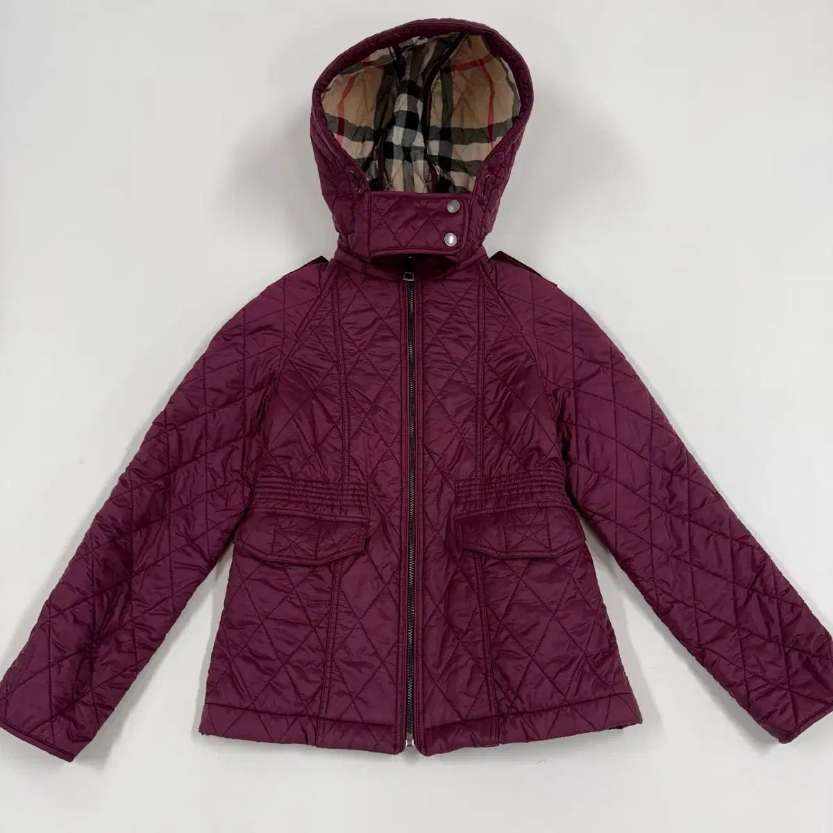 バーバリー フード キルティング ジャケット 10 Y