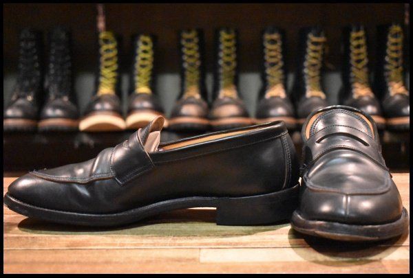 7 MAKERS メイカーズ CDVN-01 Vチップ コインローファー ペニーローファー ブラック コードバン シューズ 短靴 ブーツ FL 429