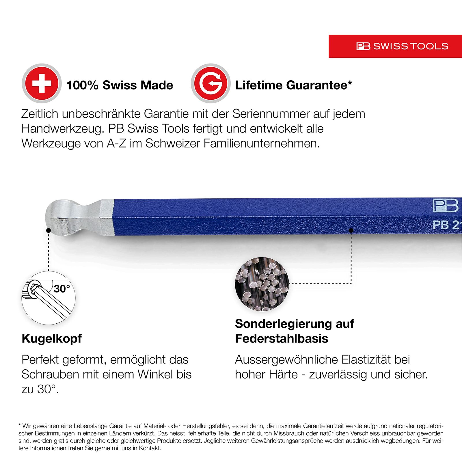 PBスイスツールズ PB スイスツールズボール付ロングレンチセットレインボー