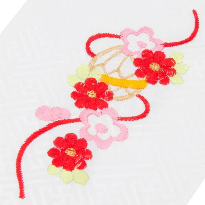 七五三 着物 三歳 七歳 半衿 ピンク ホワイト 子供用 キッズ 半襟 半