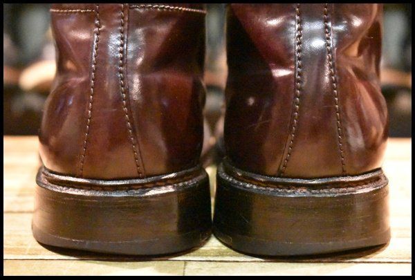  6 D ALDEN オールデン 1240 チャッカ バーガンディ コードバン シューズ メダリオントゥ 編み上げ 短靴 ブーツ FL 444 チャッカブーツ ブーツ 革靴