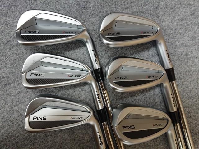 中古】 PING ピン i240 黒ドット #6-PW UW 6本 アイアンセット Dynamic
