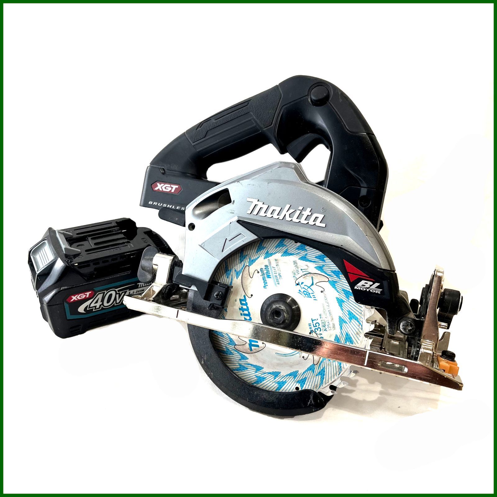 ●マキタ|makita● 125 mm 充電式マルノコ HS 007 G 40 Vmax コードレス 丸のこ 丸ノコ 丸鋸 電動工具 ツール 質