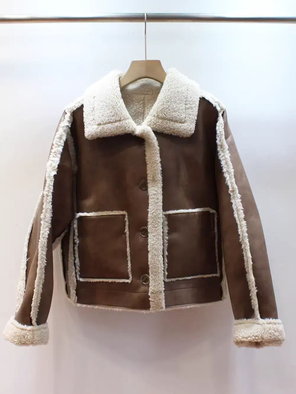 ムートン リバーシブル ジャケット アウター