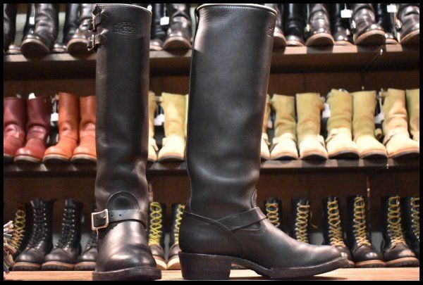 7 D 13年 WESCO ウエスコ カスタムボス ロング ブラック 黒 16インチハイト ビブラム430 エンジニア ブーツ BOSS FL 456