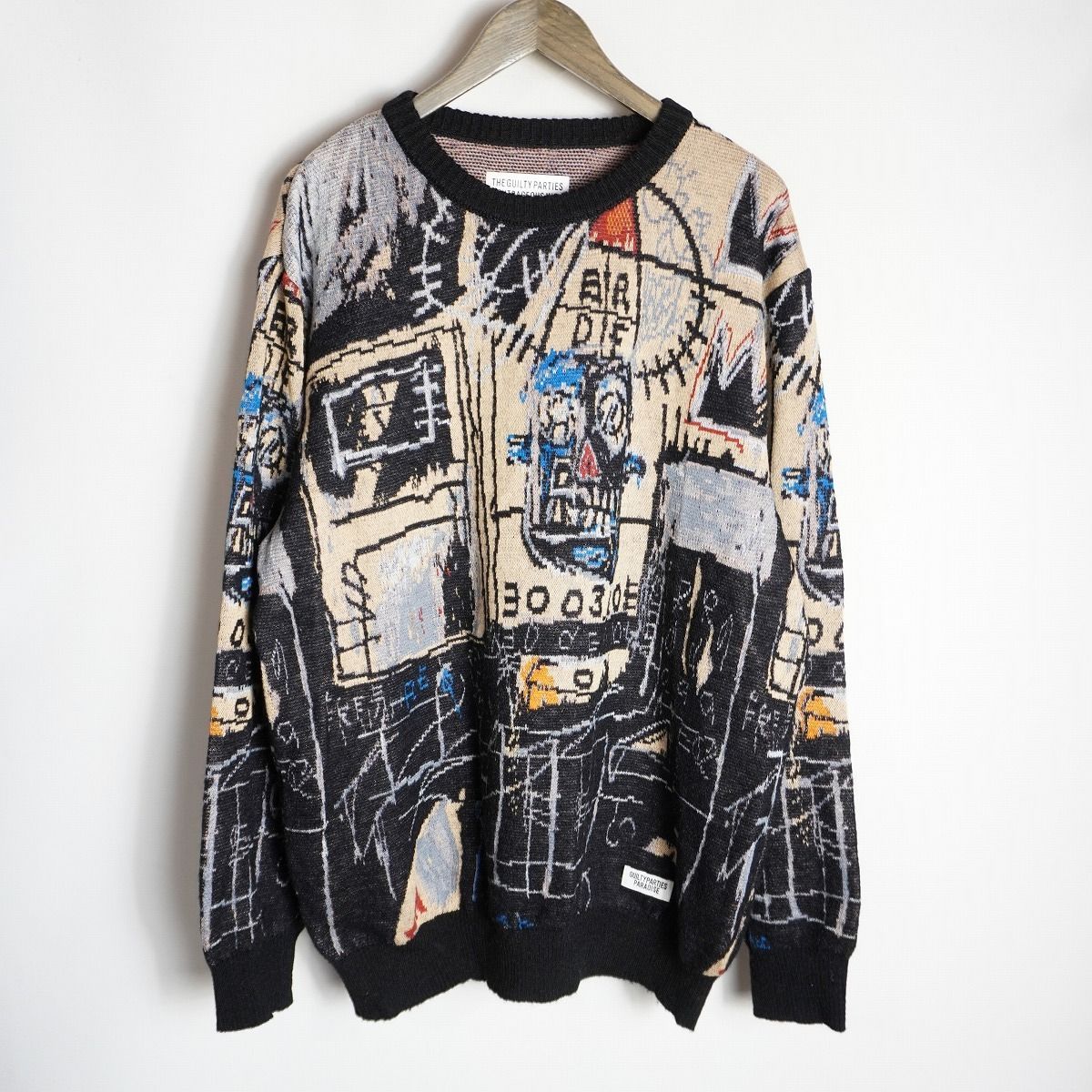 美品22AW WACKO MARIA ワコマリア BASQUIAT MOHAIR KNIT JACQUARD