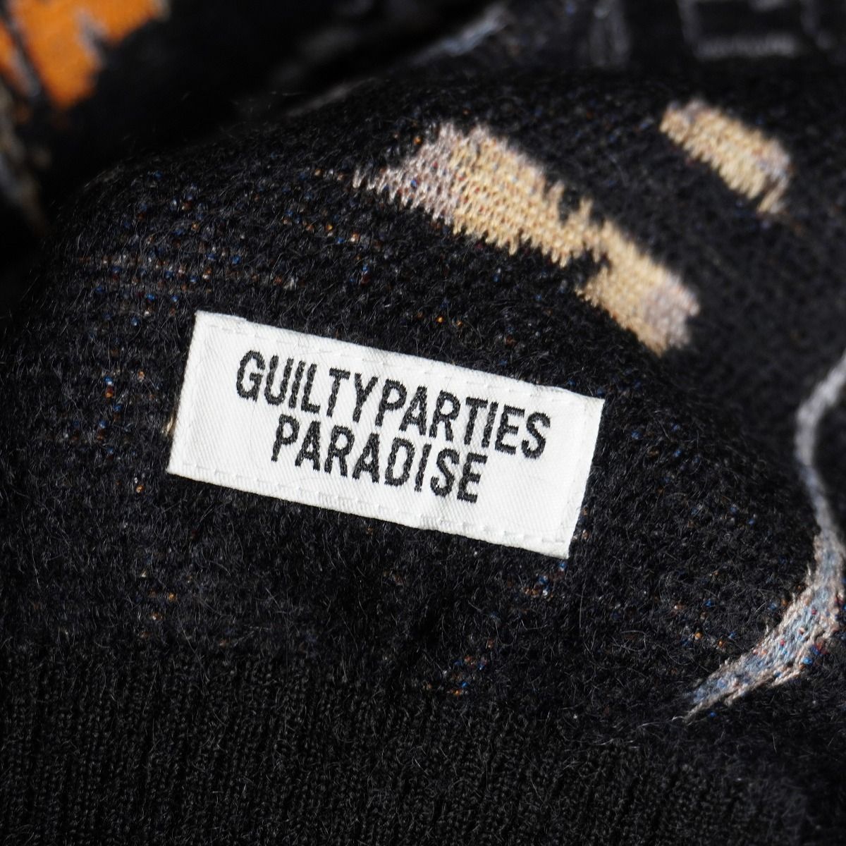 美品22AW WACKO MARIA ワコマリア BASQUIAT MOHAIR KNIT JACQUARD