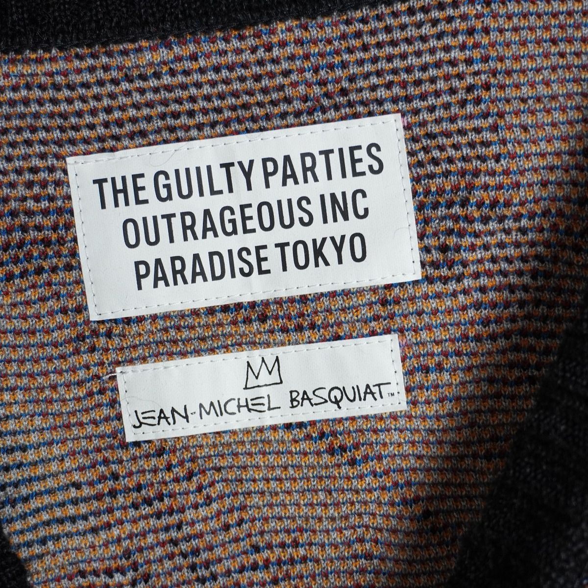 美品22AW WACKO MARIA ワコマリア BASQUIAT MOHAIR KNIT JACQUARD