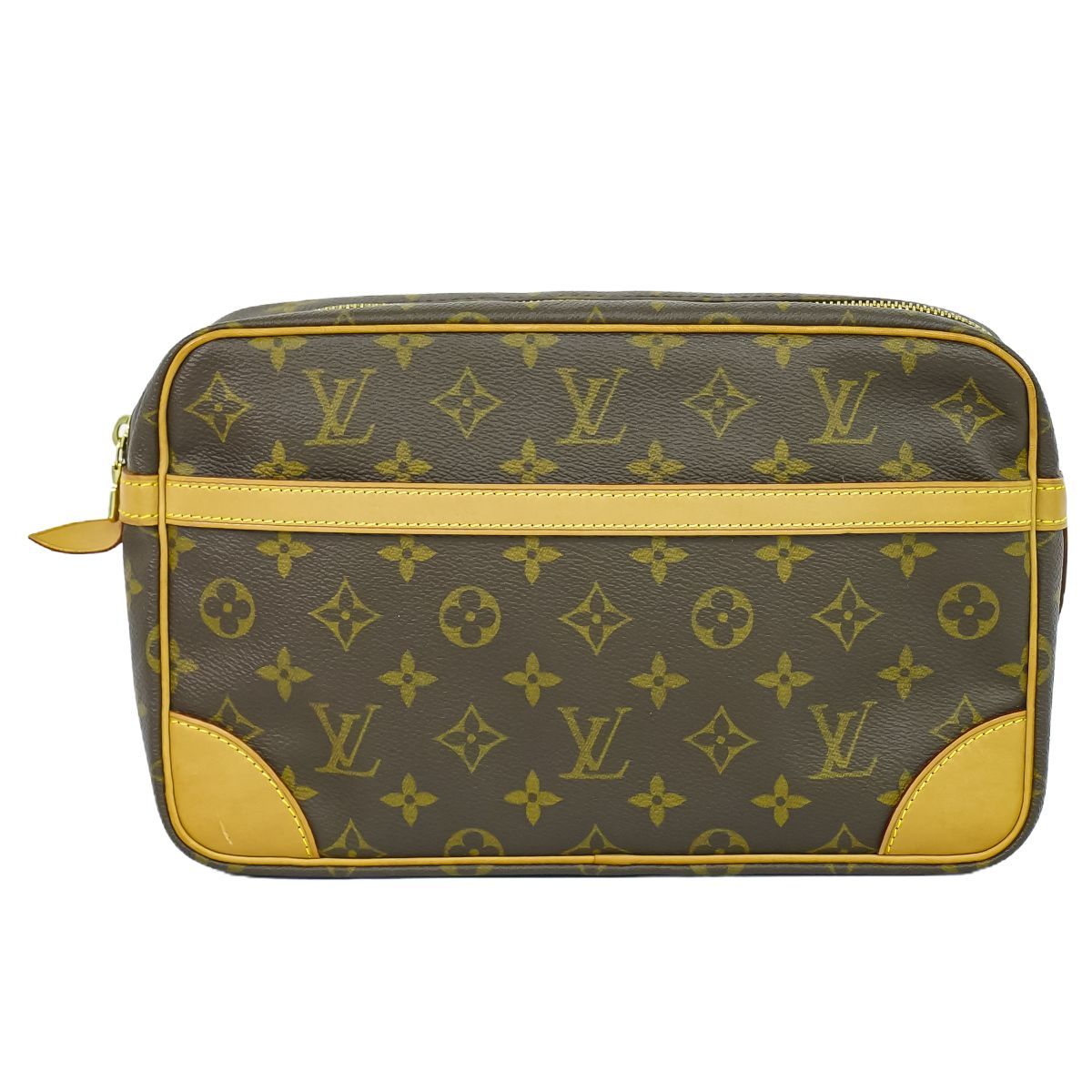 ルイヴィトン LOUIS VUITTON LV コンピエーニュ 28 モノグラム クラッチバッグ セカンドバッグ ブラウン M 51845 Compiegne ビトン バッグ