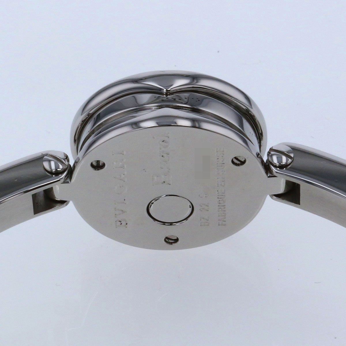 BVLGARI ブルガリ B-ZERO1 バングルウォッチ 12P ダイヤ ブルーシェル