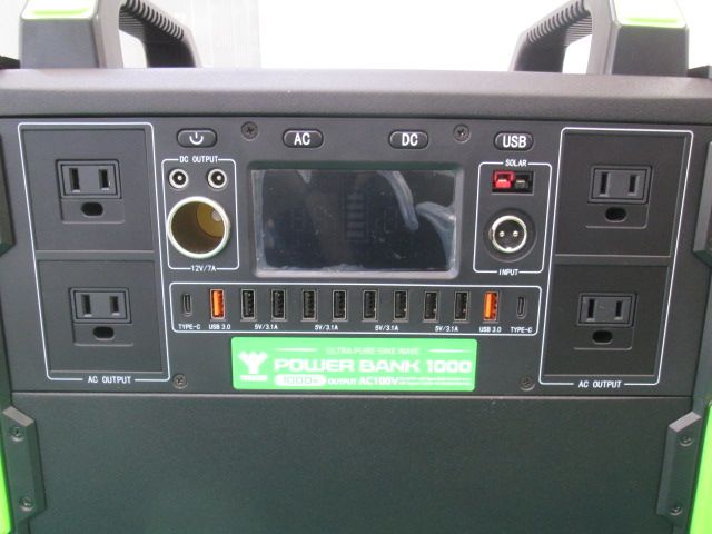 株 1000 W ポータブル電源 LPE R Z パワーバンク1000 60 Hz地域 1220 AI 7 AT 1 S