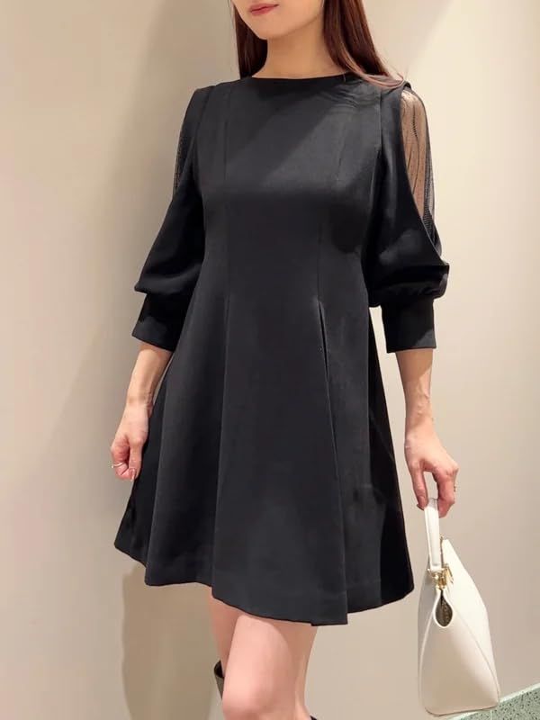 SNIDEL スナイデル シアーショルダーミニワンピース レディース m