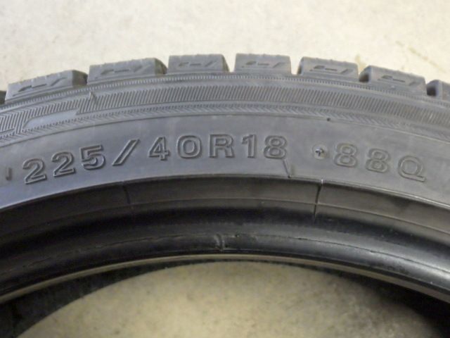  SR 429 ●2021年製造 約6 7部山●DUNLOP WM 03●225 40 R 18●4本 12インチ以下 スタッドレス