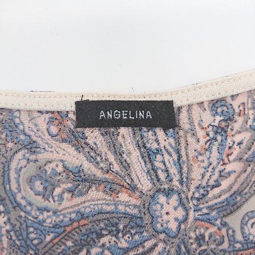 ◇ ANGELINA 柄もの キレイめ 大人っぽい かわいい 長袖 ロング