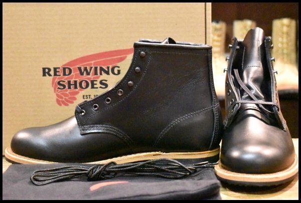 7.5 D ♥ 25年 レッドウィング 9423 ベックマン 黒 ブラック エクスカリバー プレーントゥ 9414 9014 ブーツ redwing FI 246