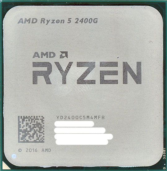 bn 4 AMD Ryzen 5 2400 G 3 6 GHz SocketAM 元箱あり