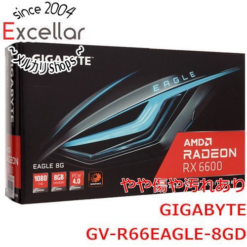bn:12] GIGABYTE製グラボ Radeon RX 6600 EAGLE GV-R66EAGLE-8GD
