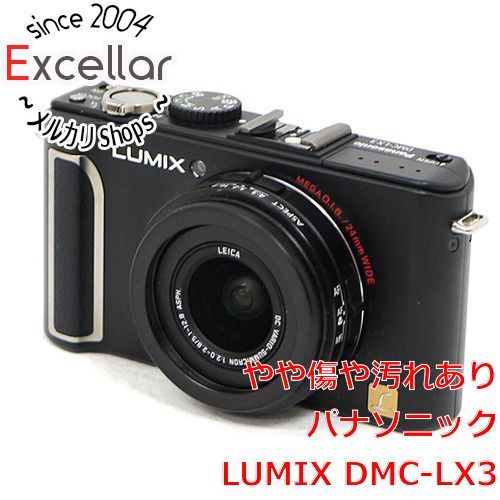 bn:12] Panasonic LUMIX DMC-LX3-K ブラック/1010万画素 本体のみ