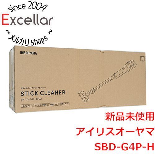 bn 7 開封のみ 箱きず やぶれ IRIS OHYAMA 紙パック式スティッククリーナー SBD G4P H グレー
