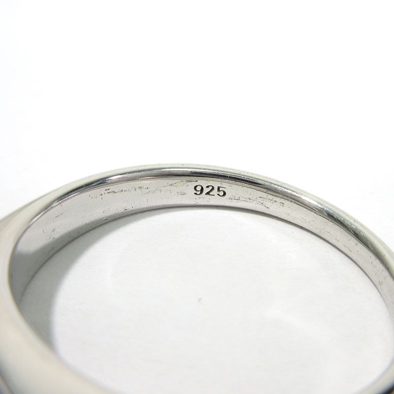  TOM WOOD トムウッド Mario Ring Onyx マリオ リング オニキス ブラックオニキス スリム シグネットリング 指輪 サイズ 約19号 シルバー ブラック 134 リング 指輪 アクセサリー