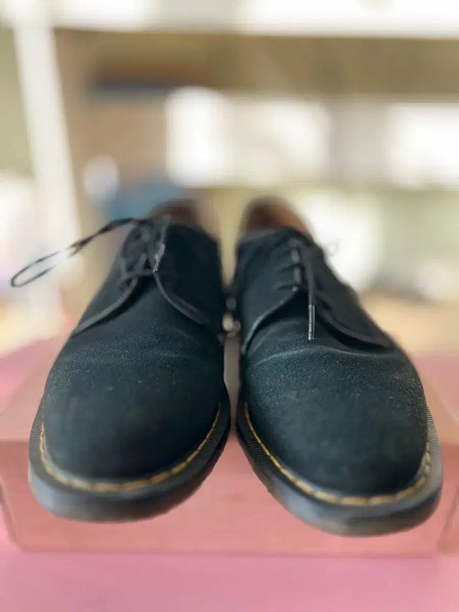 DR MARTENS ドクターマーチン ブラック スウェード THE B ドビ シューズ