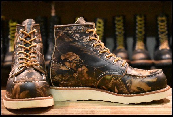 5 E 16年 レッドウィング 8884 アイリッシュセッター カモフラ 迷彩 リアルツリー モックトゥ ブーツ redwing FL 370