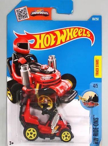 中古】ミニカー 1/64 GRASS CHOMPER (レッド) 「Hot Wheels HW RIDE
