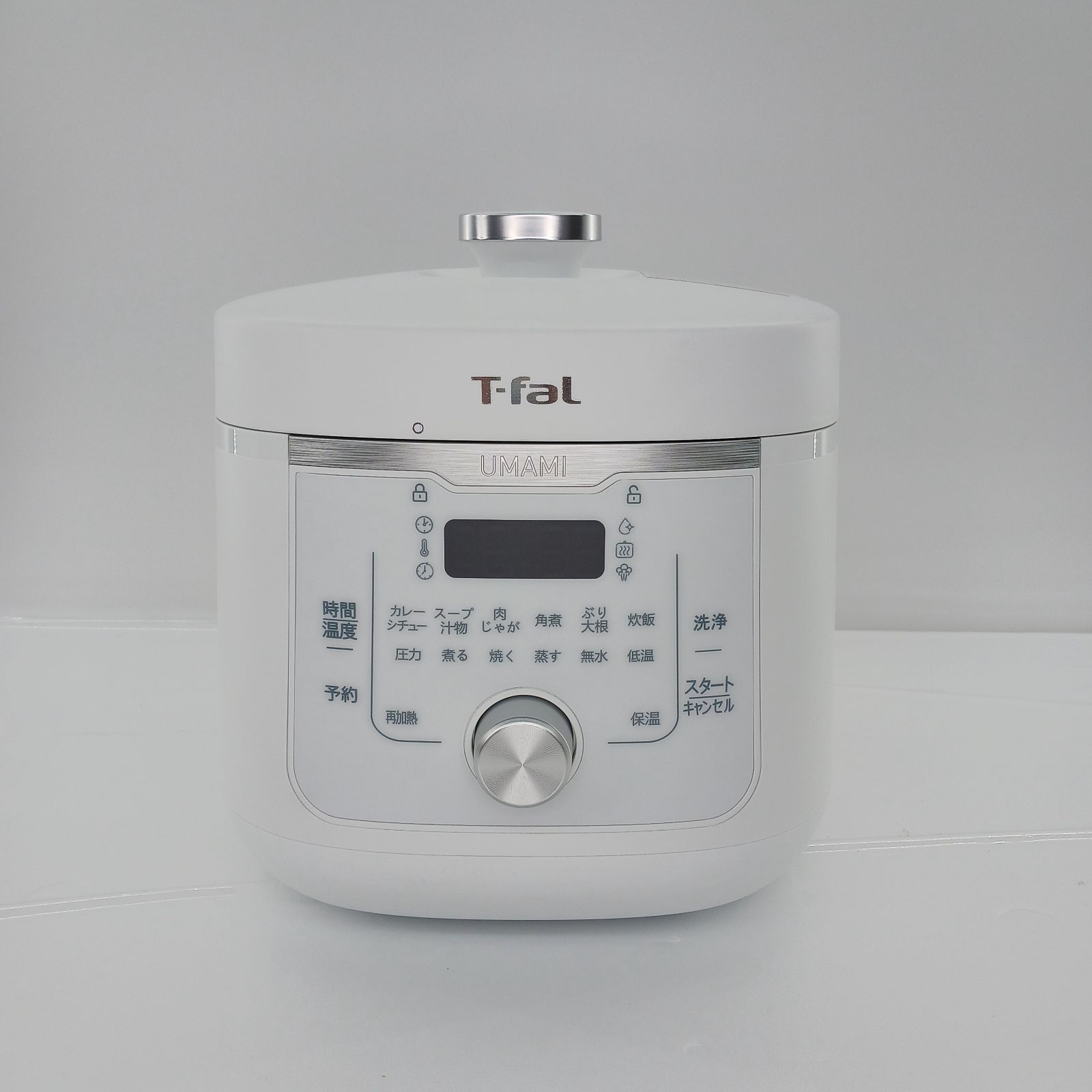 展示商品】 T-fal ラクラ・クッカー旨み電気圧力鍋4L ホワイト T-FAL