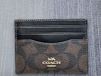 COACH コーチ カードケース CH 415 IMAA 8 ブラウン ブラック CO 320