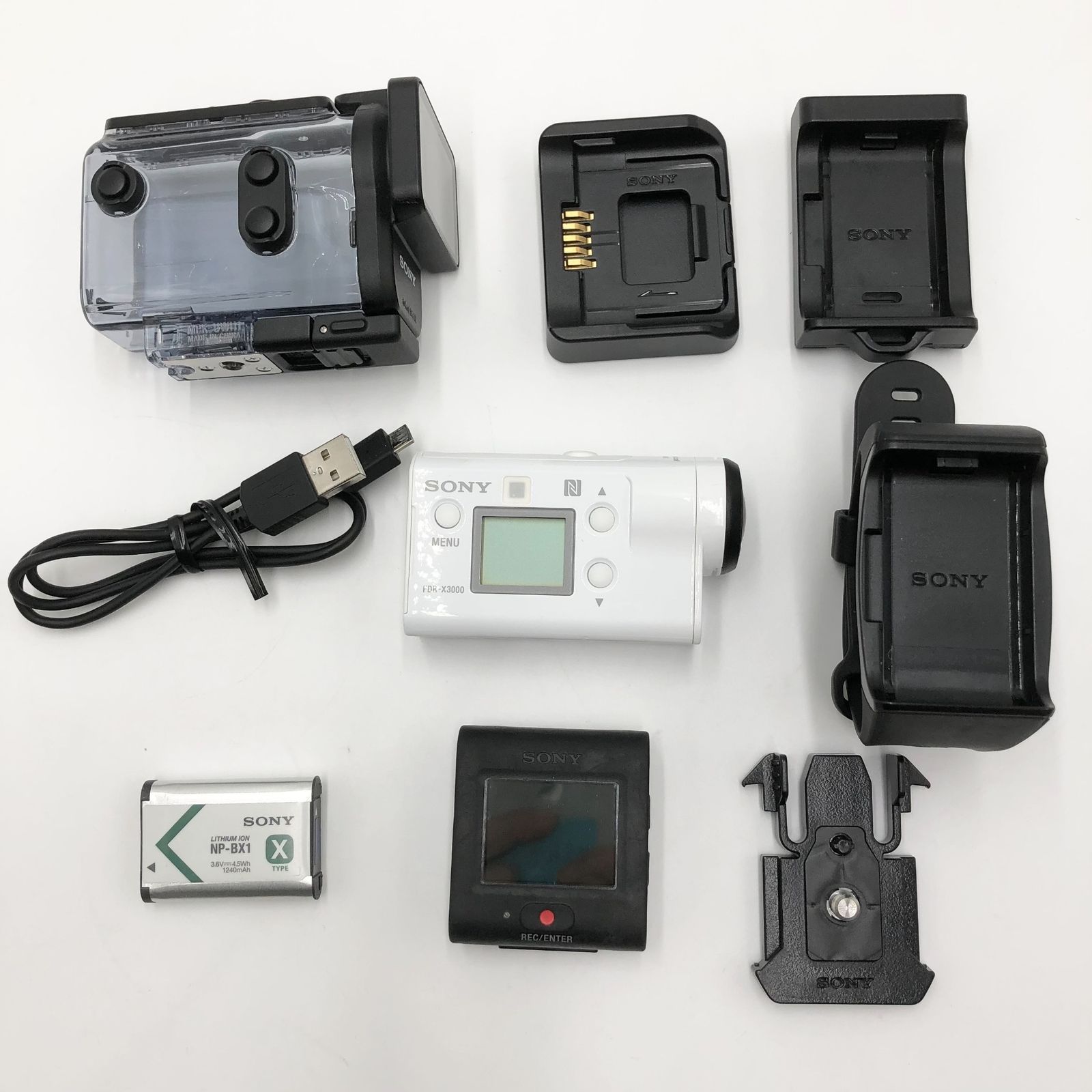 SONY ソニー ウエアラブルカメラ アクションカム 4 K 空間光学ブレ補正搭載モデル FDR X 3000 R ライブビューリモコンキット