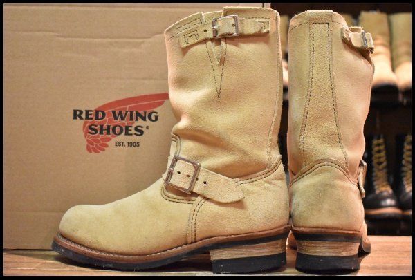 7.5D 箱付 良品 11年】レッドウィング 8268 スエード エンジニア